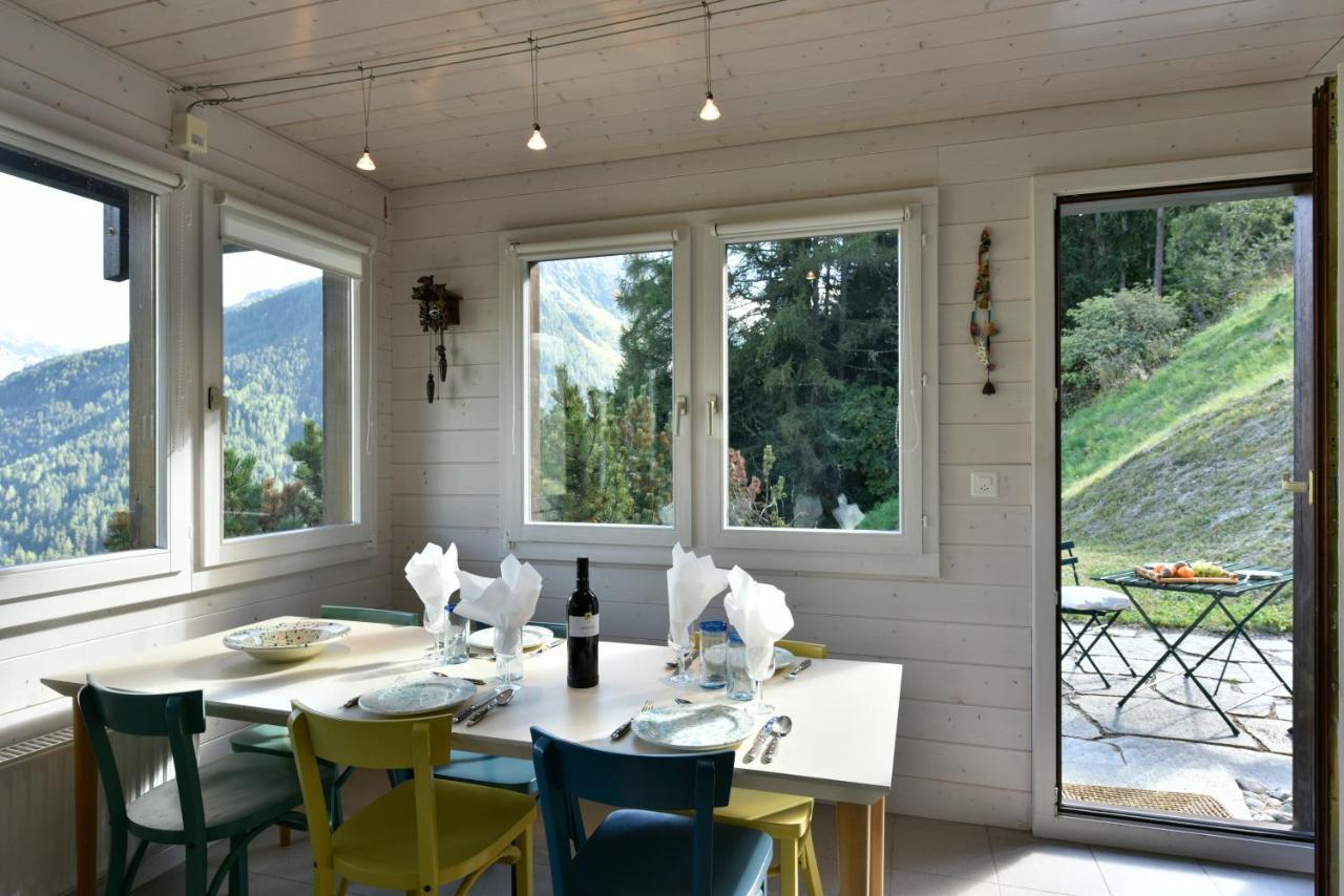 Chalet Mousseron Villa Grimentz Eksteriør bilde